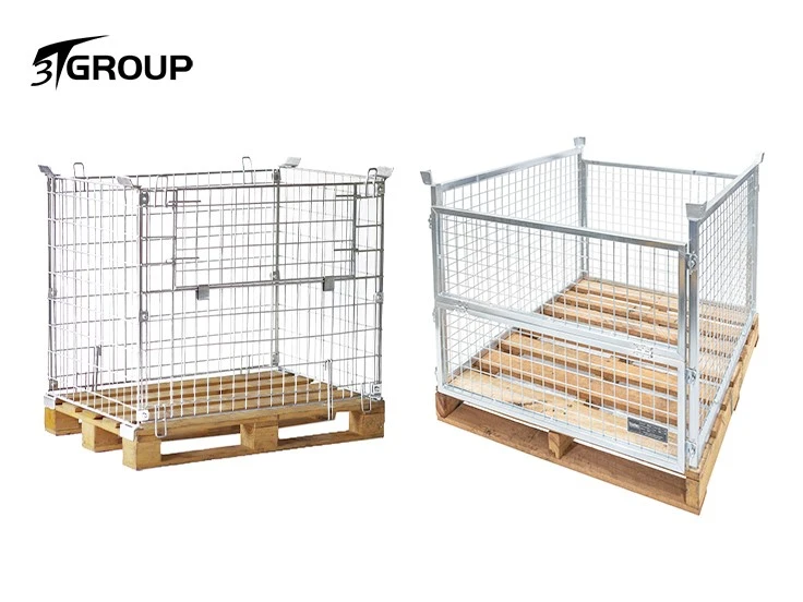 Stackable Pallet Cage 4 Stackable Pallet Cage 4