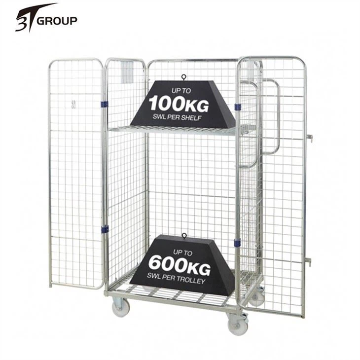 4 Sided Merchandise Trolley with Doors price