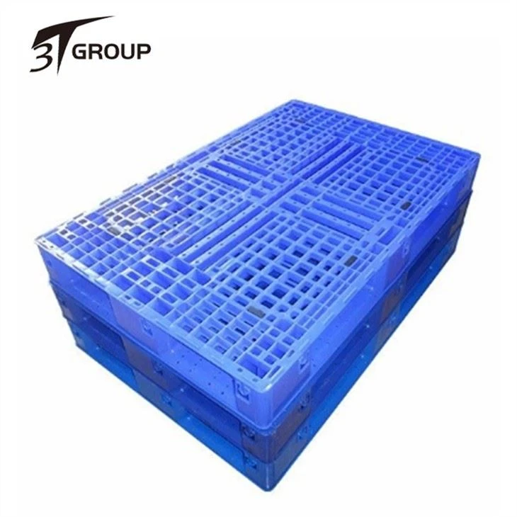China Double Face Hape Steel Euro Reinforced HDPE Plastic Pallet