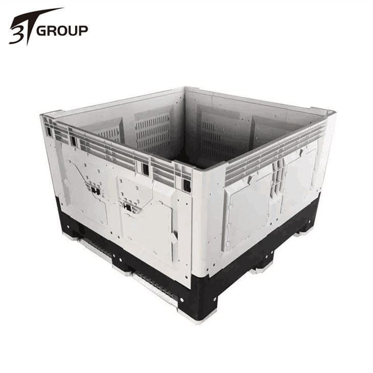 Fällbar transportplastpalllåda